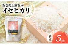 【先行予約　10月中旬より順次出荷】令和7年度産　新潟県上越市産　奇跡のお米　イセヒカリ　5kg 米 お米 いせひかり ご飯 精米 新潟 上越