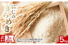 【訳あり】3月発送分 新潟 にじのきらめき 5kg 上越市 精米 米 新潟県 おすすめ 限定 虹のきらめき