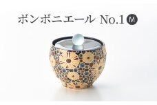 硝子と陶器のボンボニエールNo.1（M） 陶芸　上越