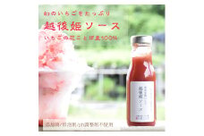 越後姫ソース（大瓶）　5瓶 いちご イチゴ 苺 加工品 お取り寄せ 新潟