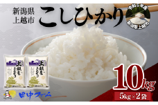 上越市産 新潟 コシヒカリ　5kg×2  上越市 精米 米 コメ こしひかり ブランド米