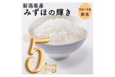 令和7年度産　上越市産みずほの輝き　5kg　新米　精米　新潟　米　新潟県　みずほの輝き　限定　おすすめ