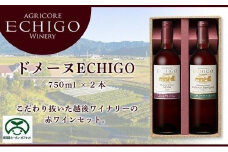ドメーヌECHIGO　赤ワイン２本セット【カーボン・オフセット対象】