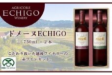 ドメーヌECHIGO　赤ワイン２本セット【カーボン・オフセット対象】