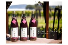 カベルネ・ソーヴィニヨン 八色葡萄ジュース３本セット