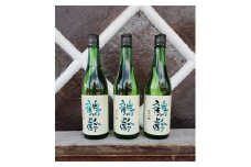 雪国のお酒「鶴齢」純米吟醸【四合瓶720ml×3本】