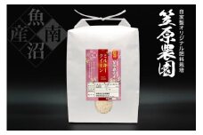 【令和７年産新米予約／令和７年（2025年）10月上旬より順次発送】南魚沼産 笠原農園米 ミルキークイーン ５kg