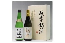 日本酒 八海山・鶴齢 純米大吟醸 720ml×2本セット
