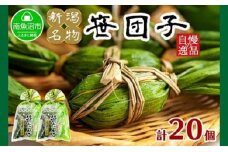 新潟県 南魚沼市 笹団子 10個 × 2袋 計20個 やまと食品 和菓子 お菓子 和スイーツ あんこ 新潟名物 お取り寄せ グルメ お中元 お歳暮 お土産 ギフト