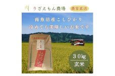 《新米予約受付》玄米30kg　令和7年産　南魚沼産　コシヒカリ　こしひかり　魚野川流域　匠 雲蝶(たくみ　うんちょう）＼生産農家直送／【2025年10月上旬より順次発送予定】