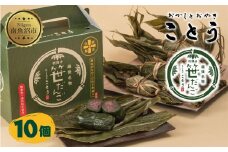 笹だんご 10個 笹団子 だんご 団子 よもぎ あんこ ヨモギ 餡子 名物 ご当地 和菓子 お菓子 菓子 手土産 スイーツ 贈り物 ギフト プレゼント おかしとおやき ことう 新潟県 南魚沼市