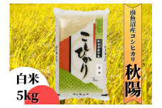 【令和7年産 新米予約】南魚沼産コシヒカリ「秋陽」（白米5kg）新潟県の特A地区南魚沼市の美味しいお米【2025年（令和7年）10月上旬より順次発送予定】【米 お米 こしひかり 南魚沼 米 白米 こめ 新潟 米】