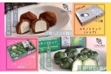 チョコレート ショコラトリュフ ココア 抹茶 スイーツ 生洋菓子  新潟県 南魚沼市 ナトゥーラ 濃厚ひんやり ユキノトリュフ 計6箱