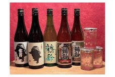 青木酒造の手軽な四合瓶とカップセット(720ml×5本・180ml×3本)