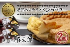 半熟 カステラ パンデロー プレーン 2個 ホール 米粉 おやつ スイーツ デザート お菓子 贈答品 ギフト 取り寄せ 冷凍 グルメ お土産 パーティー 魚野の里 ナトゥーラ 新潟県 南魚沼市