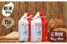 【新米予約】令和７年産「五つ星お米マイスター」の南魚沼産新之助　精米４kg（２kg×２個）×６回（毎月定期便）【2025年10月下旬より順次発送予定】