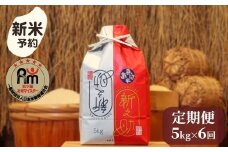 【新米予約】令和７年産「五つ星お米マイスター」の南魚沼産新之助　精米５kg×6回（毎月定期便）【2025年10月下旬より順次発送予定】