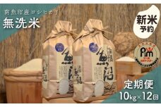 【新米予約】令和７年産「五つ星お米マイスター」の南魚沼産コシヒカリ　無洗米10kg（５kg×２個）×12回（毎月定期便）【2025年10月上旬より順次発送予定】