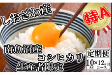 【令和7年産】【定期便／10kg×12ヶ月】生産者限定 契約栽培 南魚沼しおざわ産コシヒカリ【2025年10月上旬より順次発送予定】