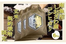 【令和7年産】【玄米６Kg】●玄米● 生産者限定 南魚沼しおざわ産コシヒカリ【2025年10月上旬より順次発送予定】