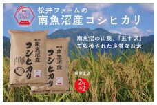 令和7年産【定期便（無洗米）】南魚沼産コシヒカリ（4kg×6回)