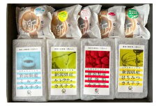 カステラ・焼きドーナツ詰め合わせセット【カステラ4種4本、ドーナツ5種5個】