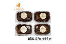 新潟県弥彦村産　越のうさぎ 生きくらげ(250g×4パック)_＜栽培期間中農薬不使用＞手のひらサイズ 大きい 肉厚食感 プリプリ きくらげ 木耳 キクラゲ きのこ キノコ 歯ごたえ 新潟県 弥彦村【1354260】