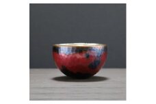 銅製 茜色 ぐい呑み(60ml) 手作り 冷たい 日本酒 贈答品 新潟県 弥彦村_一点もの 盃 おちょこ お猪口 ぐいのみ 酒器 プレセント 還暦祝い おしゃれ 金属製 メタリック【1374224】