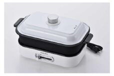 [№5882-0358]ソロホットプレート　鍋付き キッチン用品 調理家電 焼肉 小型鍋 一人用 一人鍋 卓上