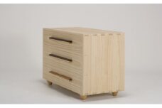 [№5882-0378]家具 桐チェスト キリモニ(01プラス) 収納 チェスト 木製 ウェッジ ウォールナット 桜 桐 たんす 新潟 田上町