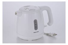 [№5882-0392]転倒湯漏れ機能付き　電気ケトル0.8L　白　電化製品 キッチン用品  電気ケトル 空だき防止機能 こぼれにくい 卓上