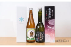 【地酒】越後湯沢の地酒 2本飲み比べセット 湊屋藤助 純米大吟醸 630ml×1本 白瀧 純米 720ml×1本 白瀧酒造