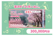 「ありがとう湯沢」応援感謝券【300,000円分】