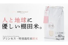 【2025年産新米】【3ヶ月定期便】【農薬化学肥料5割減】魚沼コシヒカリ 苗場プリンセス 特別栽培米 精米 20kg(5kg×4袋)×3回 計60kg
