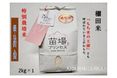 魚沼産こがねもち 精米2kg 特別栽培米 農薬化学肥料5割減