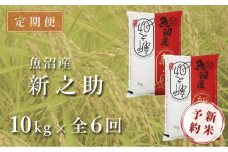 【6ヶ月定期便】令和7年産新米 中魚沼産「新之助(しんのすけ)」10kg×全6回