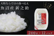 令和7年産新米 パックご飯 魚沼産新之助 200g×12袋 パックライス