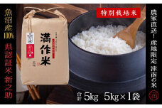 【2025年産新米】【県認証】魚沼津南産新之助 5kg 産地限定！農家直送
