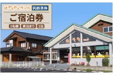 辻わくわくランド 民宿 茶弥 ご宿泊券（お一人様・素泊まり・１泊）