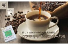 自家焙煎コーヒー豆専門店「グアテマラ　サンタバーバラ」：1kg（豆）