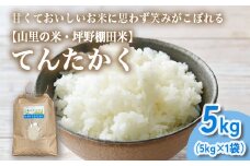 山の湧き水 寒暖差 山里 山里の米･坪野米 R7年産 てんたかく 5kg ｜新米 こめ コメ お米 おこめ 白米 精米 お弁当 おにぎり 香り うまみ あまみ 富山 魚津　※北海道・沖縄・離島への配送不可　※2025年9月下旬～2025年10月中旬頃に順次発送予定
