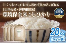 山の湧き水 寒暖差 山里 山里の米･坪野米 R7年産 環境保全米こしひかり 20kg　※北海道・沖縄・離島への配送不可　※2025年9月下旬～2025年10月中旬頃に順次発送予定