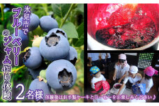 氷見市でブルーベリーのジャム作り体験 2名様 富山県 氷見市 体験 飲食  カフェ