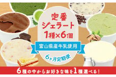【6ヶ月定期便】【Himi Gelato】定番ジェラート6個チョコレート