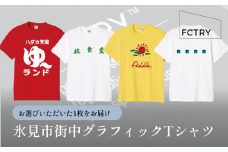 氷見市街中グラフィックTシャツ  FCTRY（ファクトリー）  富山県 氷見市 Tシャツ 街 デザイン グラフィック