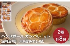 ハンドボールガンバレ！ット 8個 富山県 氷見市 ガレットブルトンヌ 焼き菓子 おやつ ハンドボール