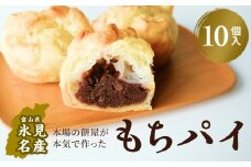 もちぱい　10個入　富山県 氷見市 餅 パイ お菓子 おやつ