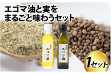 エゴマ油と実をまるごと味わうセット 国産 無農薬
