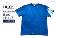 [No.5313-7038]0253Tシャツ ASCENSION  藍染め タイダイ TシャツF 1枚 S