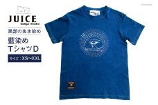 [No.5313-7050]0255Tシャツ ASCENSION  藍染め タイダイ TシャツD 1枚 S
